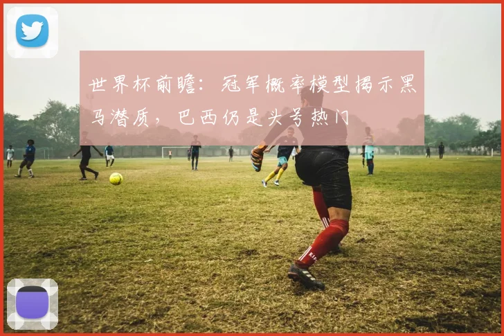 世界杯前瞻：冠军概率模型揭示黑马潜质，巴西仍是头号热门